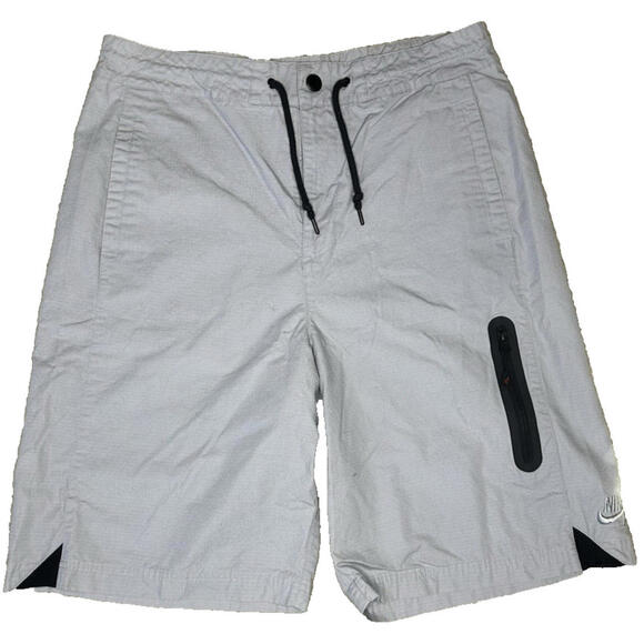 Nike Other - Nike Air Shorts Ripstop Woven Basketball Cargo Baggy Zip Pocket Gray